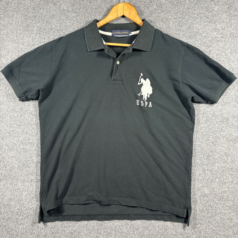 US Polo Assn Shirt Mens Large Short Sleeve Logo Number 3